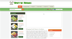Desktop Screenshot of himayurherbals.com